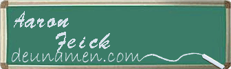 Aaron Feick Visitenkarte